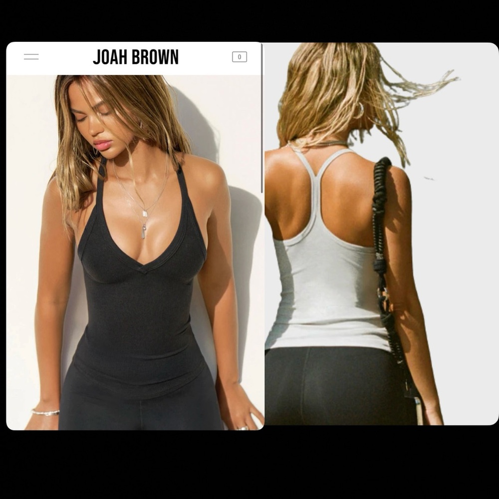 Joah Brown racerback tank tops